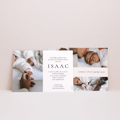 Faire-part Naissance Paysage Un rayon de vie photo N° 2