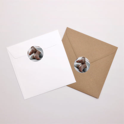 Sticker Naissance Rond Un rayon de vie photo N° 3