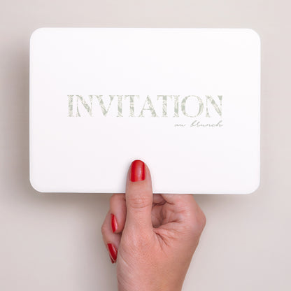 Invitations Mariage Paysage, bords arrondis Rêverie Romantique photo N° 3