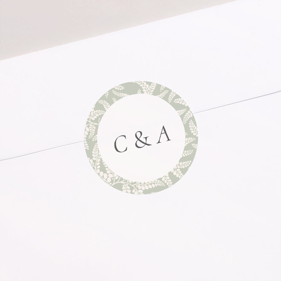 Sticker Mariage Rond Rêverie Romantique photo