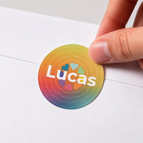 Sticker Naissance Rond Carte Niveau 1 photo