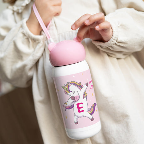 Gourde enfant Rose, 32 cl Soif de licorne