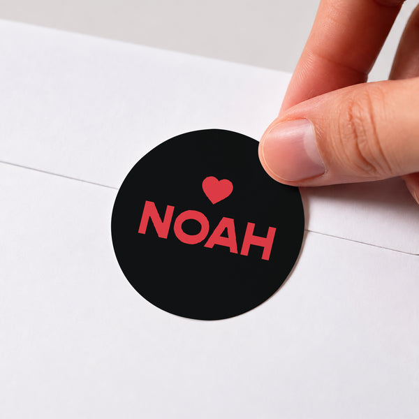 Sticker Naissance Rond Casting du bonheur photo