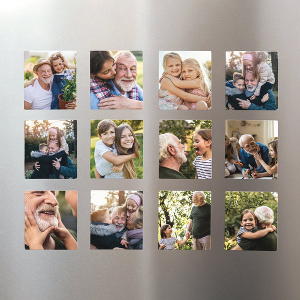 Magnet Lot de 12, magnétique Le meilleur papy du monde photo