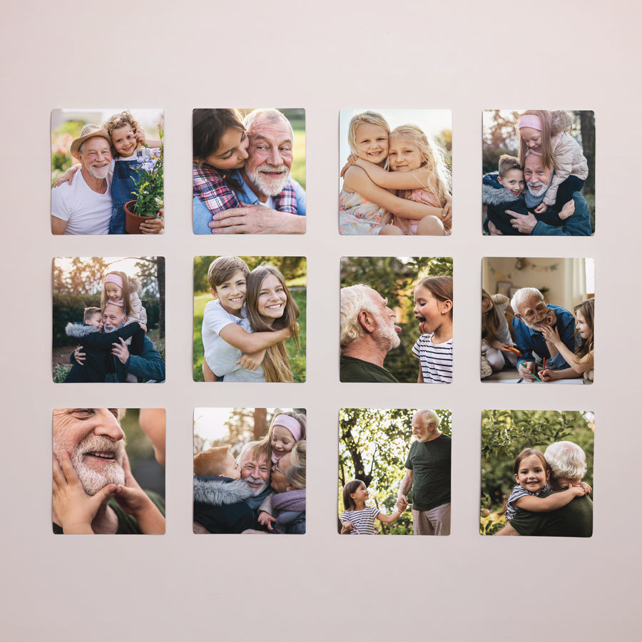 Magnet Lot de 12, magnétique Le meilleur papy du monde photo