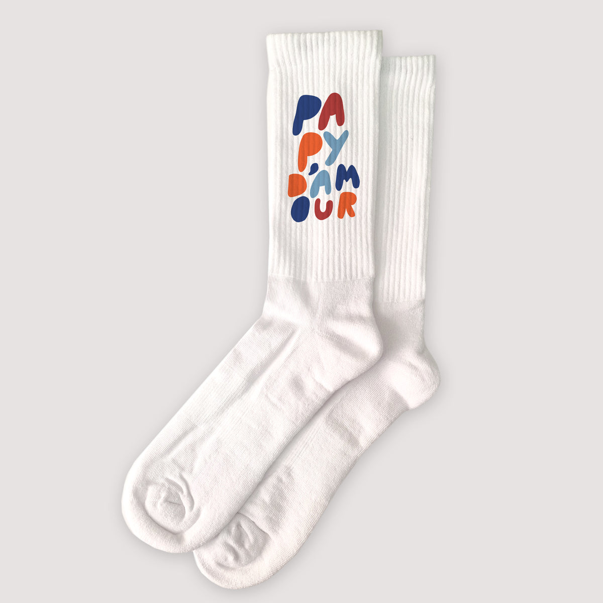 Chaussettes Blanches Love colors II photo N° 1