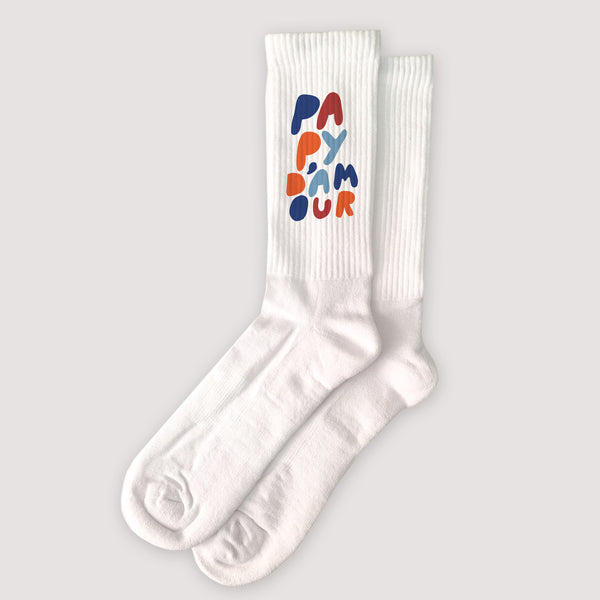 Chaussettes Blanches Love colors II photo