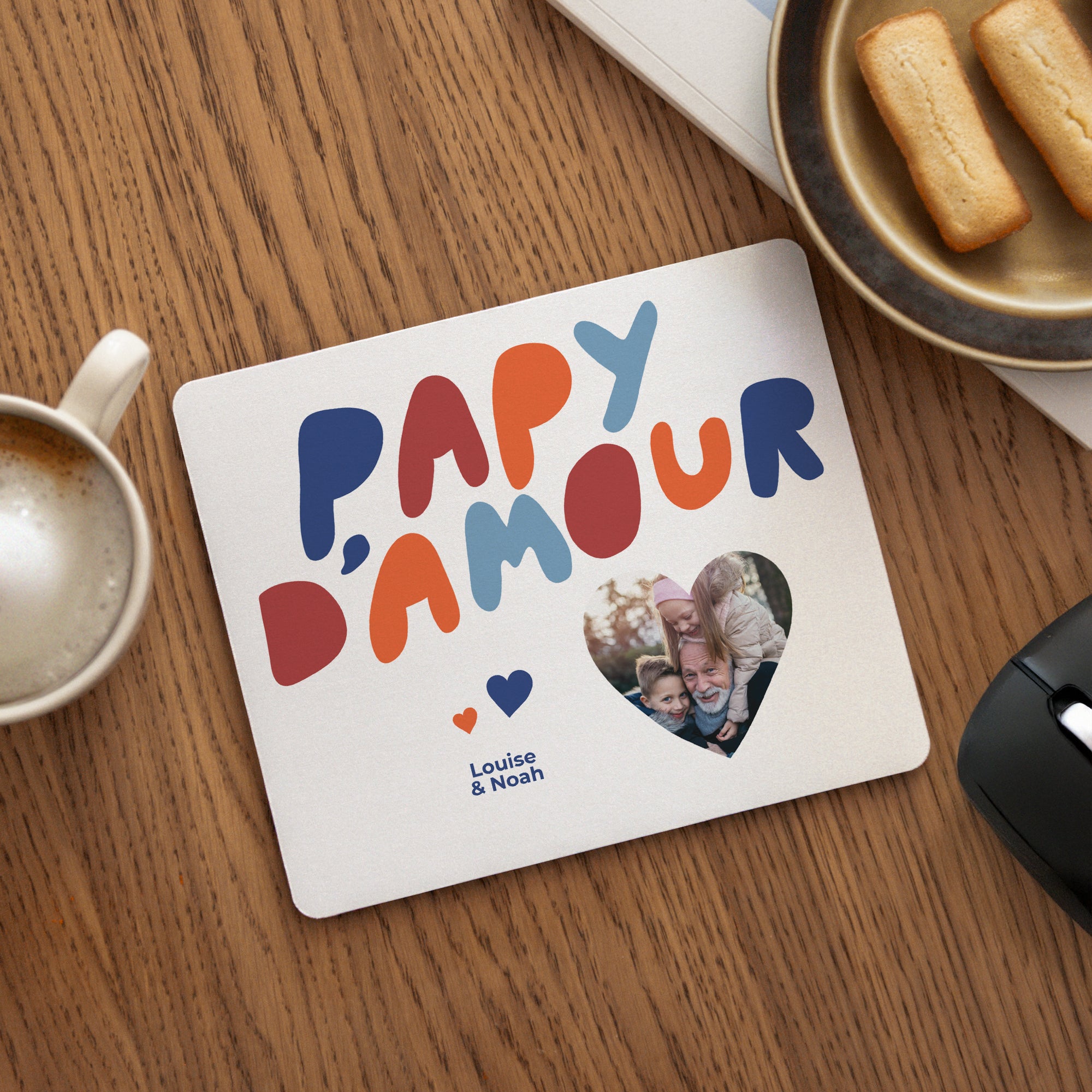 Tapis de souris Rectangle Love colors II photo N° 1