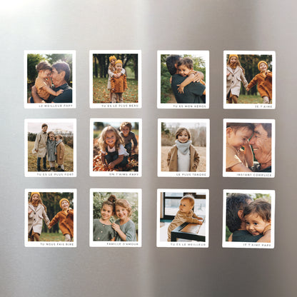 Magnet Lot de 12, magnétique Fête des grands-pères photo N° 1