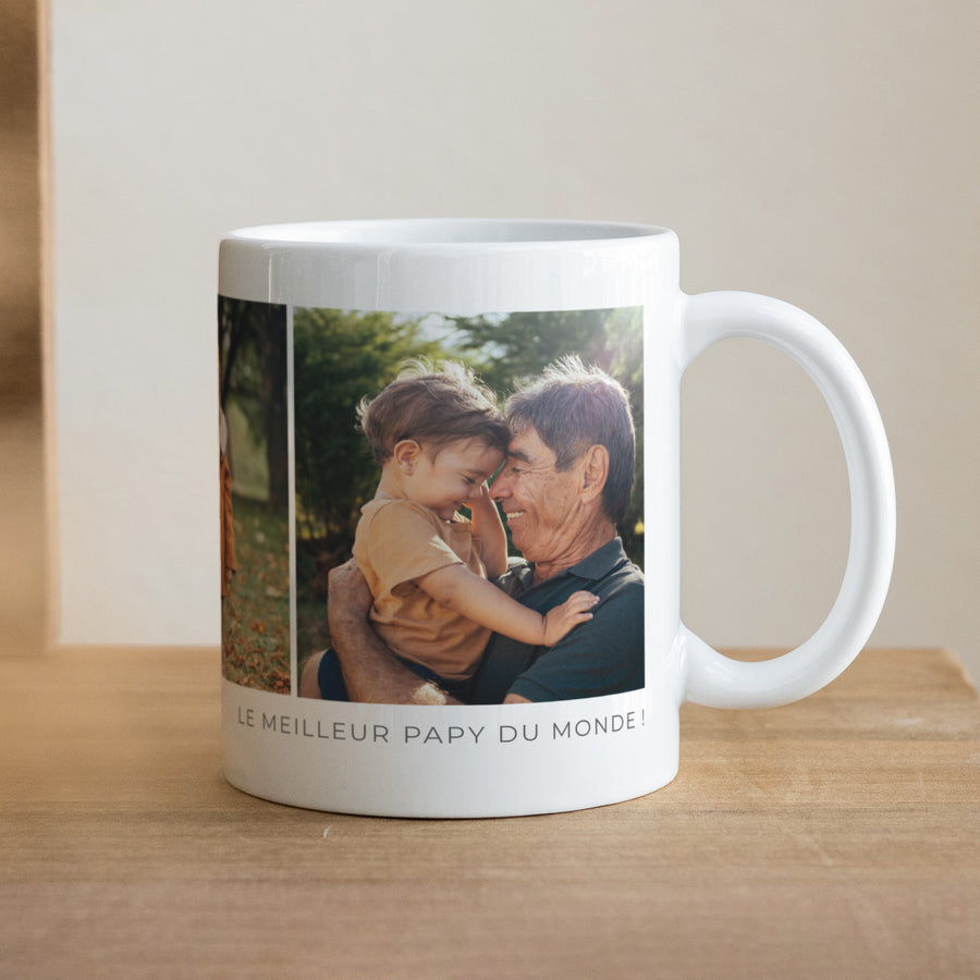 Mug Blanc Fête des grands-pères photo
