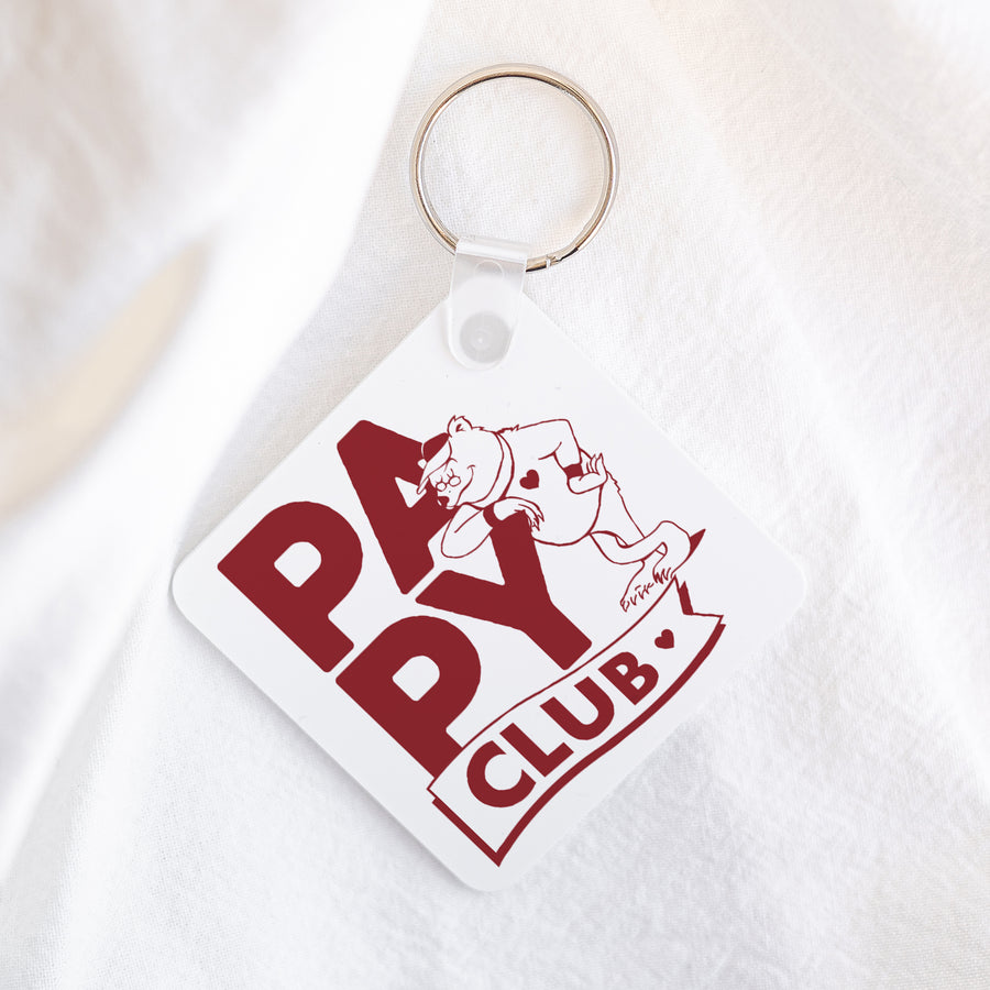 Porte-clés Carré Grandad Bear Club photo