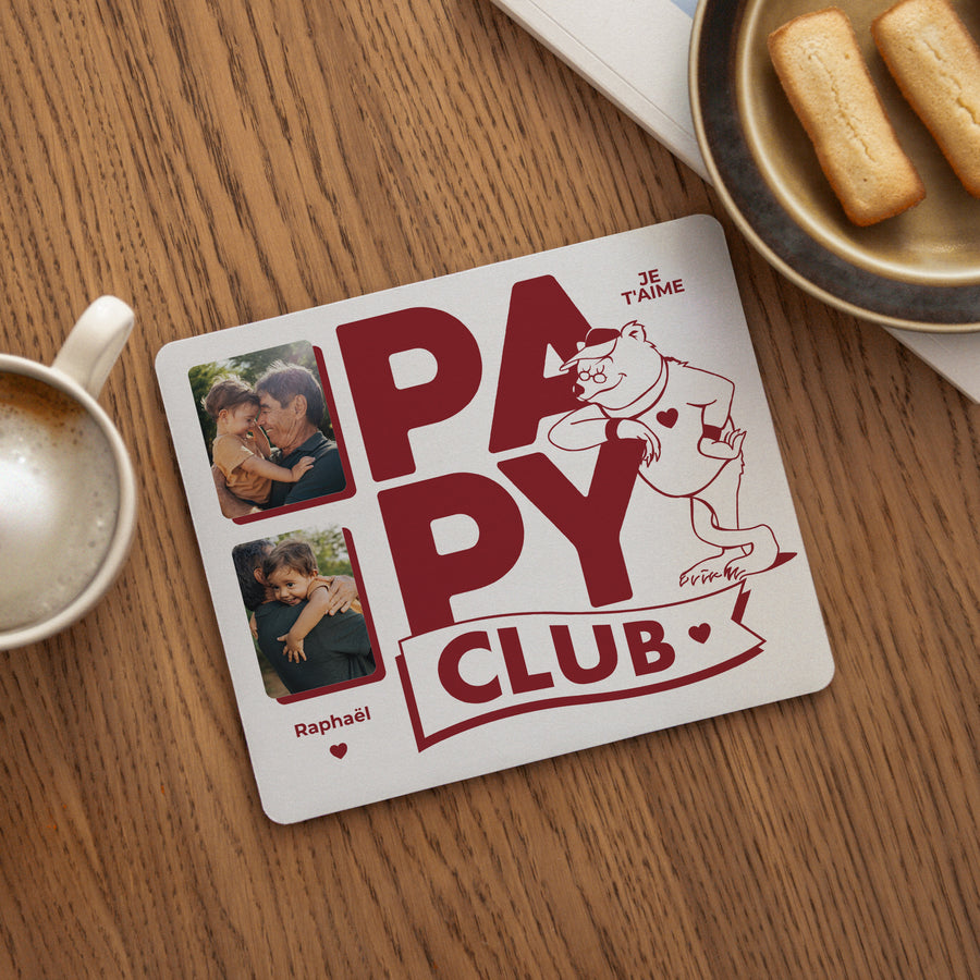 Tapis de souris Rectangle Grandad Bear Club photo