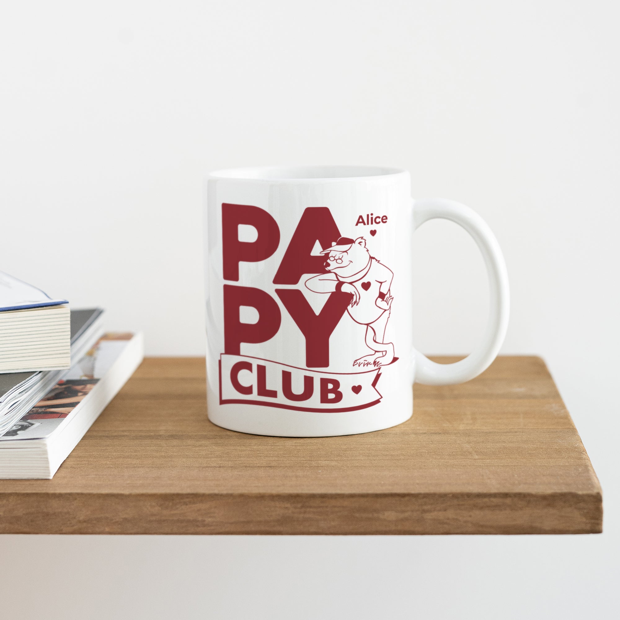 Mug Blanc Grandad Bear Club photo N° 4