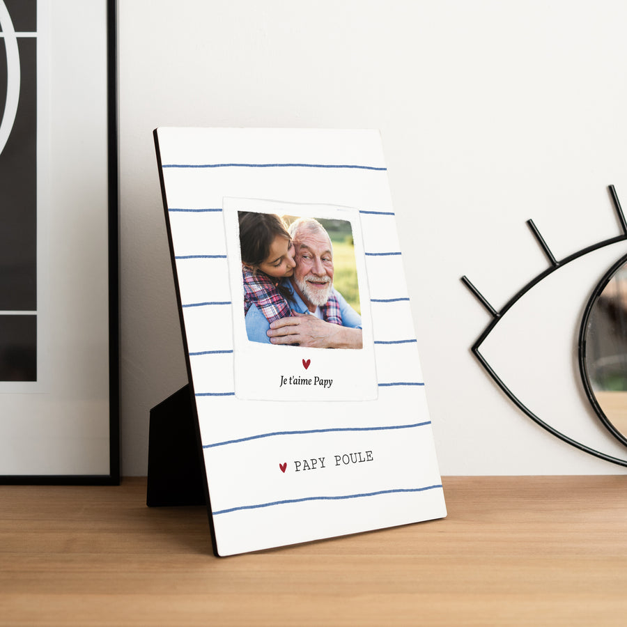 Cadre photo Portrait Papy poule photo