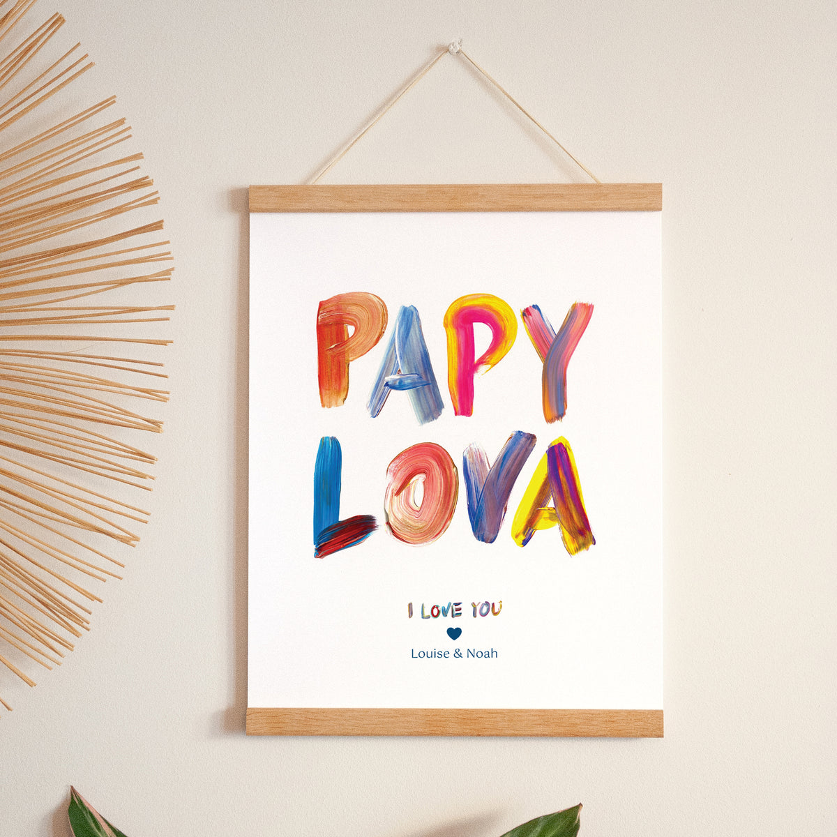 Affiche Portrait 30 x 40 cm PAPY LOVA COLORS photo N° 1