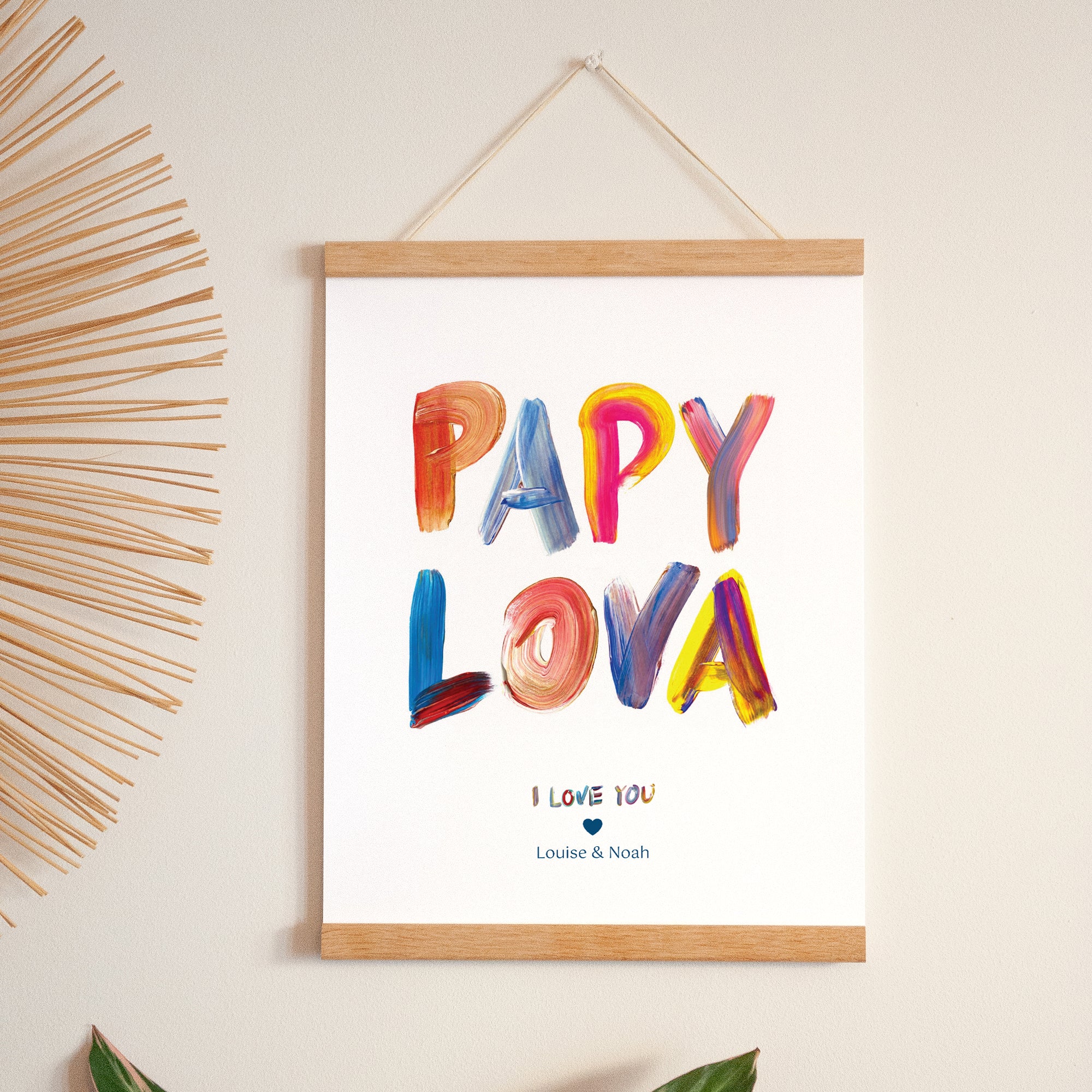 Affiche Portrait 30 x 40 cm PAPY LOVA COLORS photo N° 1