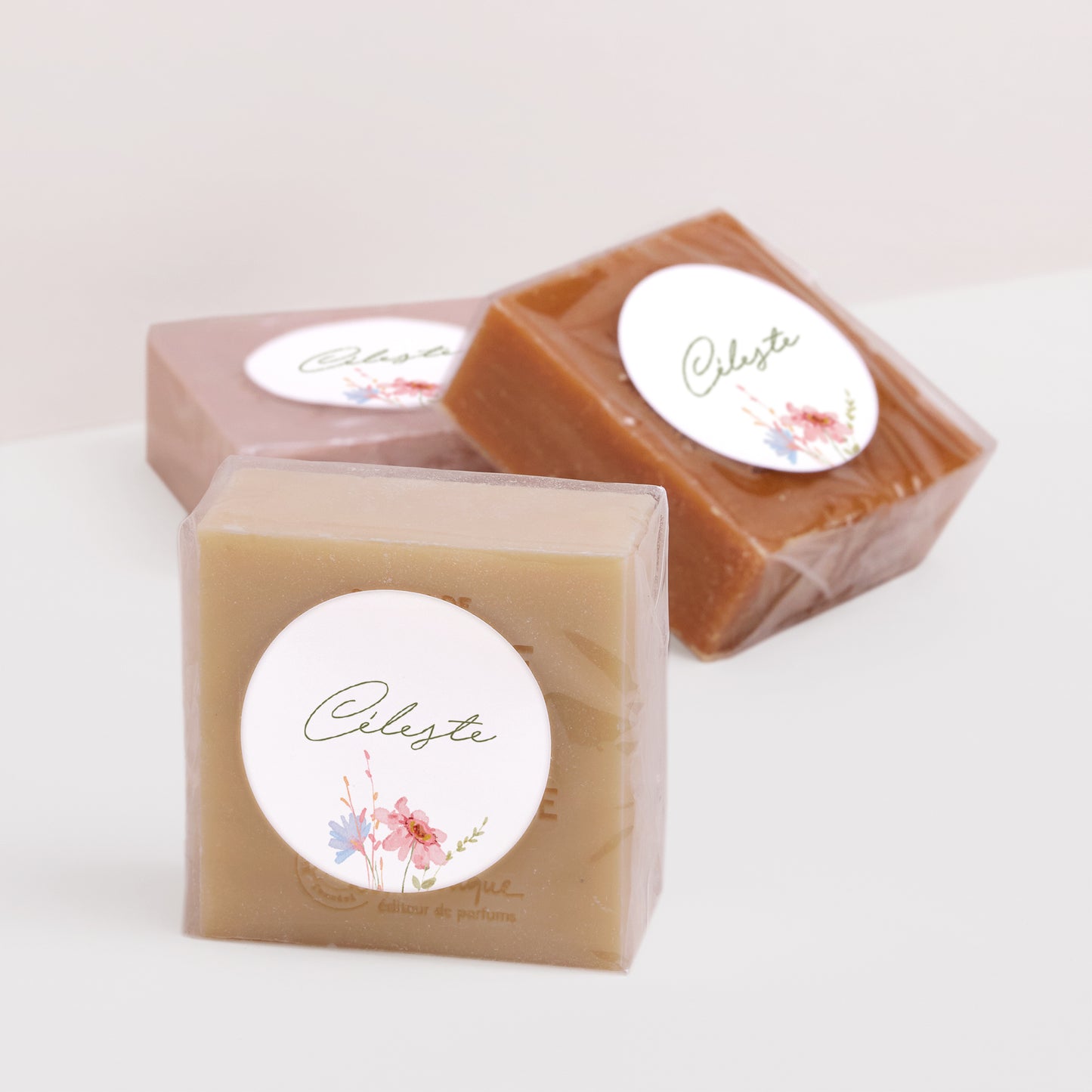 Sticker Naissance Rond Petite Fleur d’Amour photo N° 2