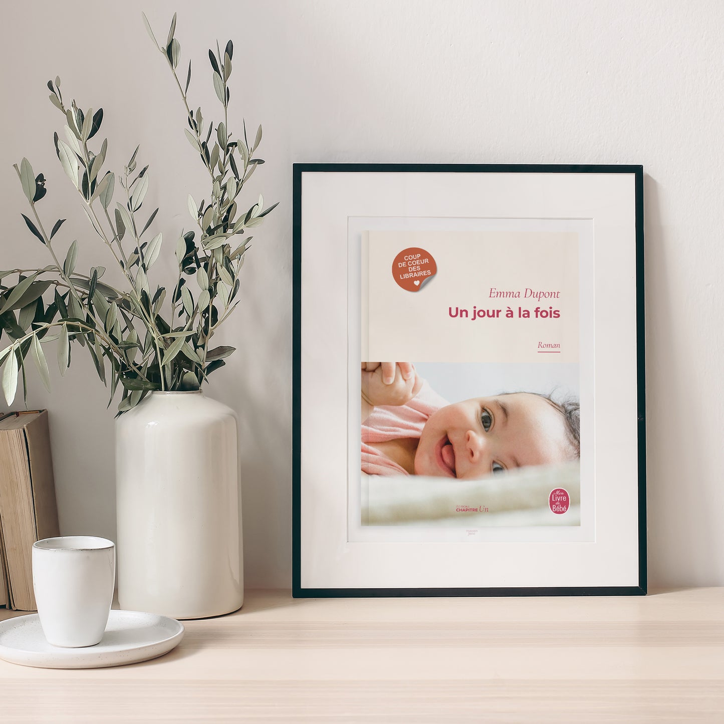 Affiche Naissance Portrait Mon premier livre photo N° 1