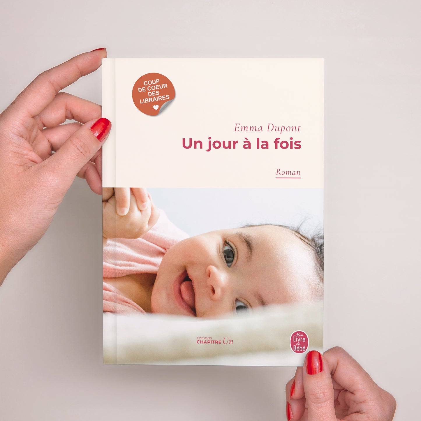 Faire-part Naissance Grand format rectangle Mon premier livre photo N° 2