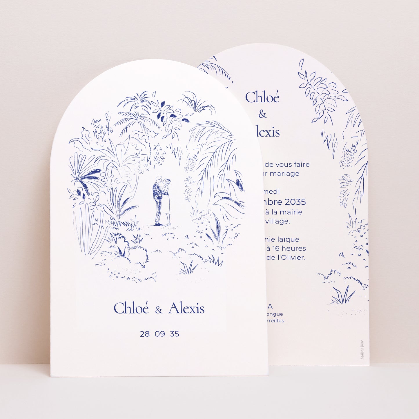 Faire-part Mariage Arche Clairière d'Amour photo N° 1