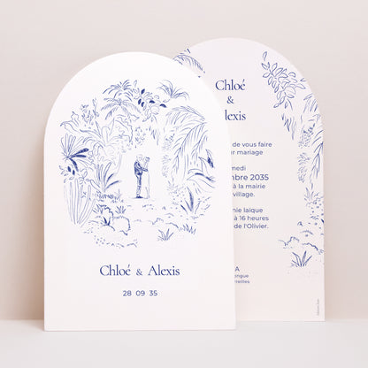 Faire-part Mariage Arche Clairière d'Amour photo N° 1