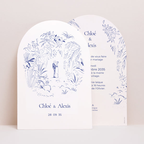 Faire-part Mariage Arche Clairière d'Amour photo