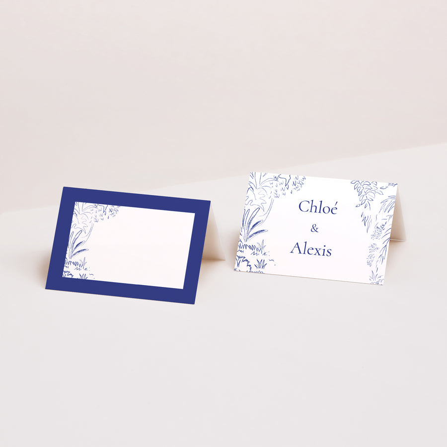 Marque-place Mariage 2 volets Clairière d'Amour photo