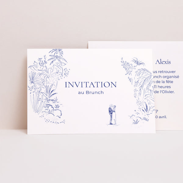 Invitations Mariage Paysage Clairière d'Amour photo