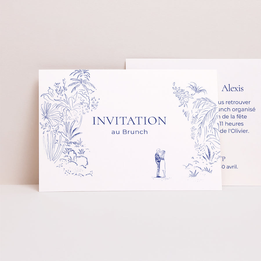Invitations Mariage Paysage Clairière d'Amour photo
