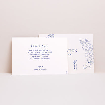 Invitations Mariage Paysage Clairière d'Amour photo N° 2