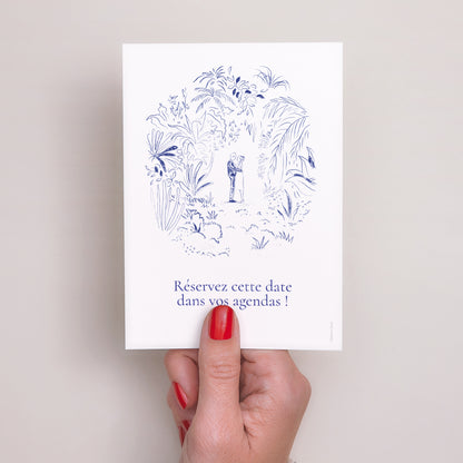 Save the date Mariage Portrait Clairière d'Amour photo N° 3