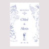 Panneau bienvenue Mariage Portrait 60 x 90 cm Clairière d'Amour photo N° 2