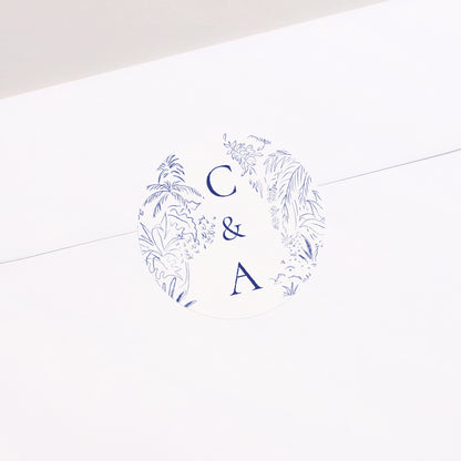 Sticker Mariage Rond Clairière d'Amour photo N° 1