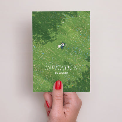 Invitations Mariage Portrait Pause amoureuse photo N° 2