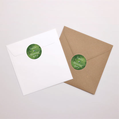 Sticker Mariage Rond Pause amoureuse photo N° 3