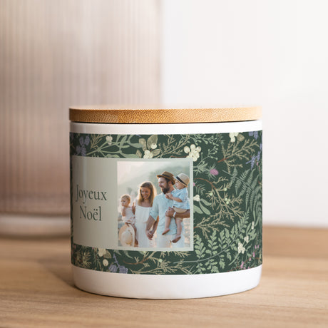 Pot en céramique Fin d'année 48 cl Feuillages d’hiver