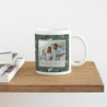 Mug Fin d'année Blanc Feuillages d’hiver photo N° 4