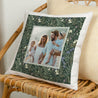 Coussin Fin d'année Beige naturel Feuillages d’hiver photo N° 1