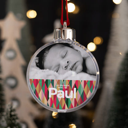 Boule de Noël Fin d'année Ronde Noël de naissance photo N° 1