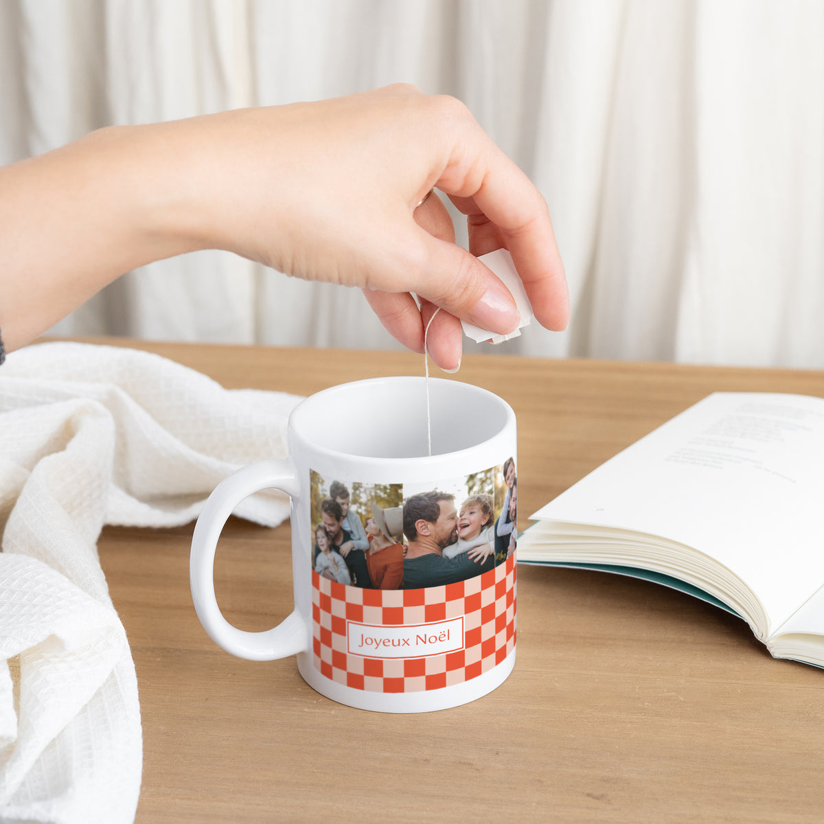 Mug Fin d'année Blanc Magie de Noël photo N° 3