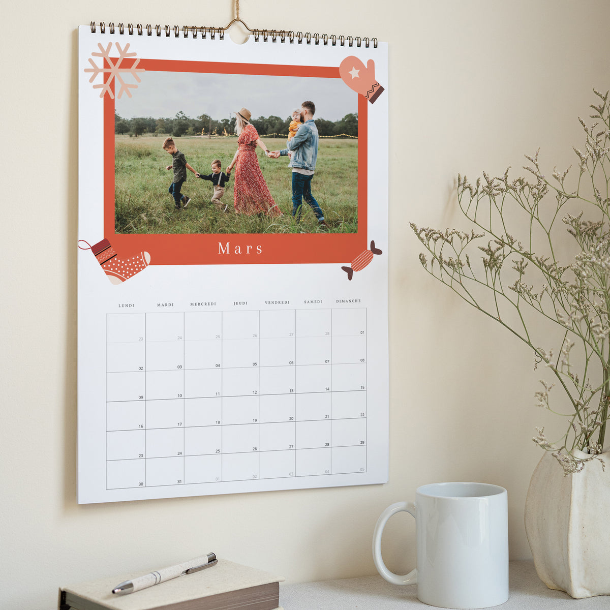 Calendrier Fin d'année Mural A3 Moments précieux photo N° 3
