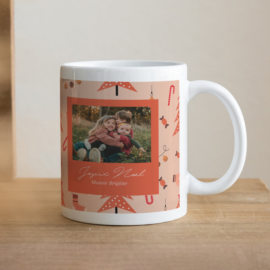 Mug Fin d'année Blanc Moments précieux photo