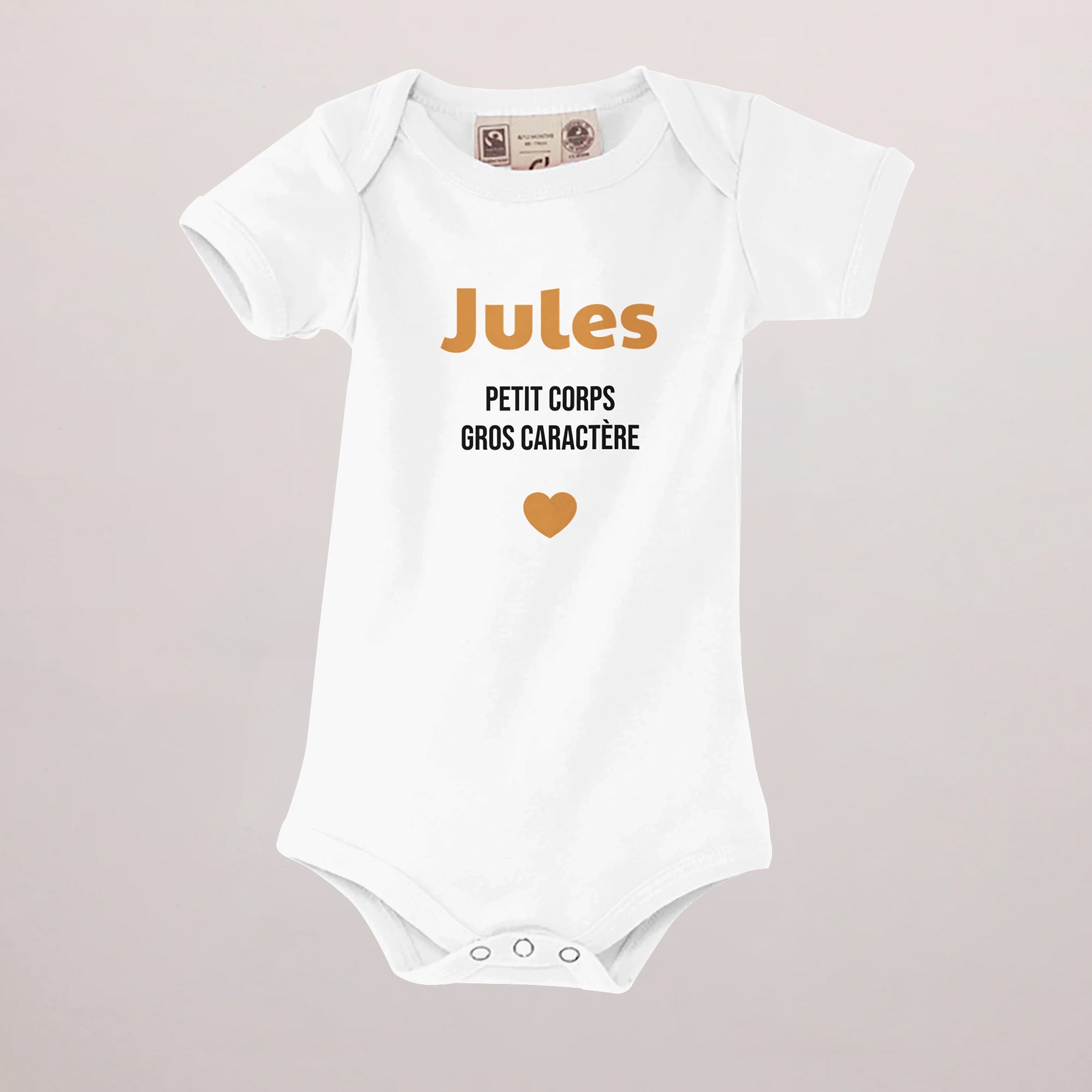 Body Bébé Personnalisable Emma – 100% Coton Oeko-Tex, Emmanchure Américaine, Impression Durable, Cadeau Naissance - 10