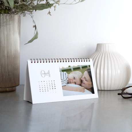 Calendrier Fin d'année Bureau, paysage Instants précieux en photo