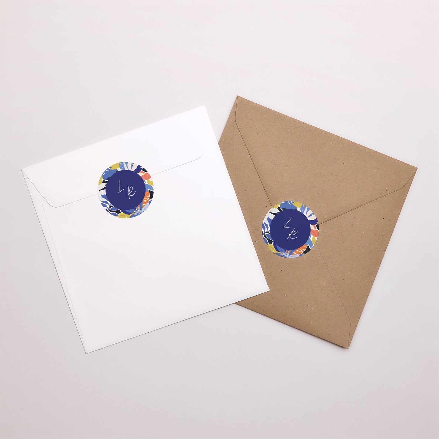 Sticker Mariage Rond Bouquet d’émotions photo N° 3