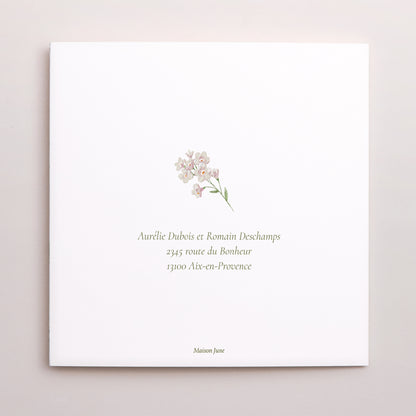 Faire-part Mariage Triptyque ouverture fenêtre Le Jardin des Cœurs photo N° 3