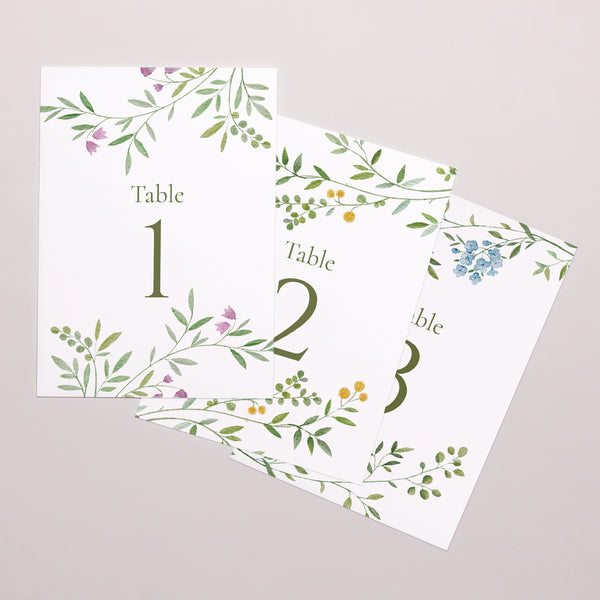 Marque table Mariage Rectangle Le Jardin des Cœurs photo