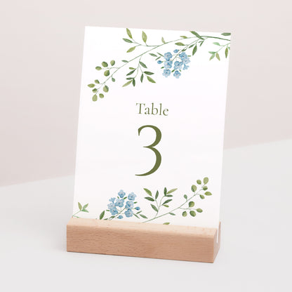 Marque table Mariage Rectangle Le Jardin des Cœurs photo N° 3