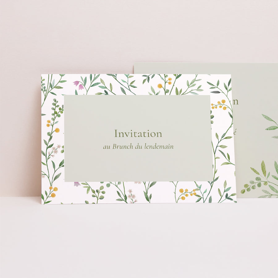 Invitations Mariage Paysage Le Jardin des Cœurs photo