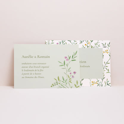 Invitations Mariage Paysage Le Jardin des Cœurs photo N° 2